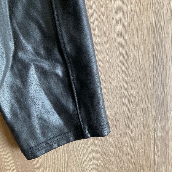 SPANX Faux Leather Leggings Black SIZE XLarge - Picture 5 of 15